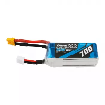Gens ace GEA7003S60X3 Blue White LiPo akumulators 700mAh 11.1V 60C 3S1P