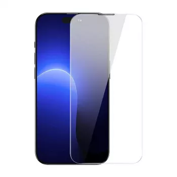 Rūdīta stikla ekrāna aizsargs Baseus Crystal iPhone 14 Pro 0.3 mm, putekļu necaurlaidīgs, 2 gab.