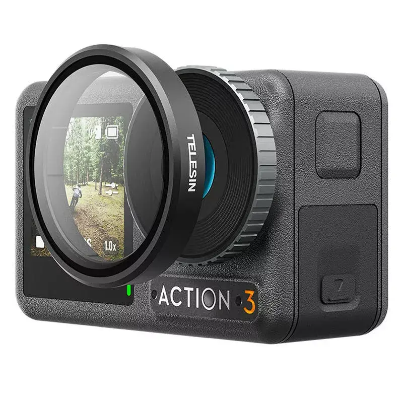 Telesin filtru komplekts DJI Osmo Action 3/4/5 — CPL, ND8, ND16, ND32 (4 gab.)