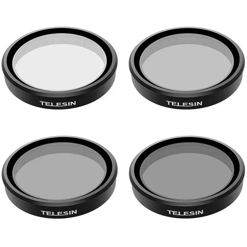 Telesin filtru komplekts DJI Osmo Action 3/4/5 — CPL, ND8, ND16, ND32 (4 gab.)