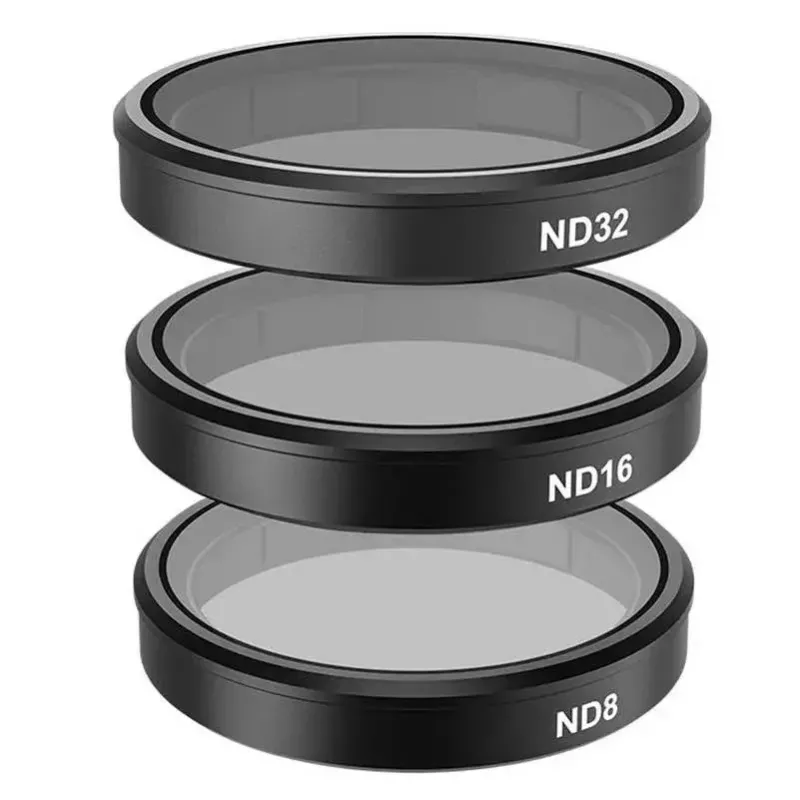 Telesin filtru komplekts DJI Osmo Action 3/4/5 — CPL, ND8, ND16, ND32 (4 gab.)