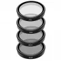 Telesin filtru komplekts DJI Osmo Action 3/4/5 — CPL, ND8, ND16, ND32 (4 gab.)