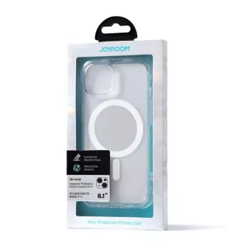 Caurspīdīgs magnētiskais aizsargmaciņš Joyroom JR-14H5 iPhone 14 MagSafe ar magnētisko gredzenu