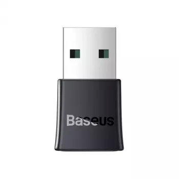 Baseus BA07 Mini Bluetooth Adapteris PC, USB 5.3 Bezvadu Bluetooth Dongle Uztvērējs - Melns