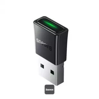 Baseus BA07 Mini Bluetooth Adapteris PC, USB 5.3 Bezvadu Bluetooth Dongle Uztvērējs - Melns