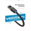 Vention Cat.8 S/FTP vītais vads 1 m Melns RJ-45 zeltīts