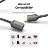 Vention AHCBI HDMI-A spraudnis–HDMI-A ligzda pagarinātājs, 3 m, 4K@60Hz, PVC, melns