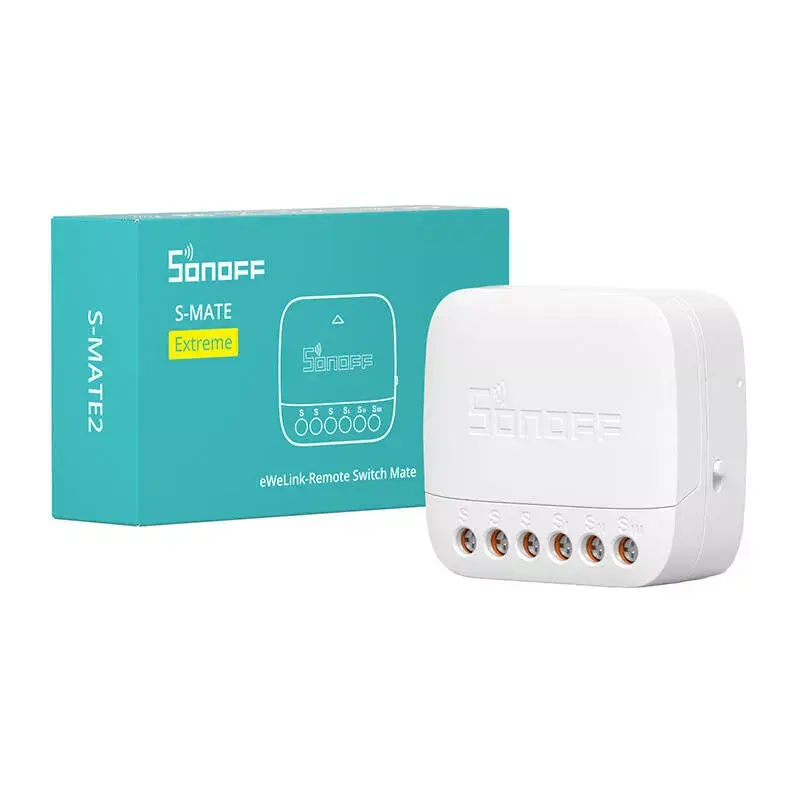 Viedais slēdzis Sonoff S-MATE2 WiFi ar tālvadību