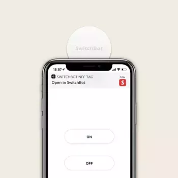 SwitchBot Tag viedais mājas raidītājs, sienas stiprinājums, balts W1501000
