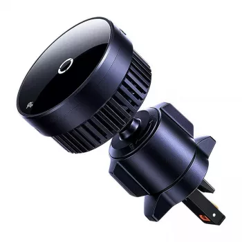 Baseus MagPro CW04 15W Qi2.0 melns – magnētiskais bezvadu lādētājs automašīnai