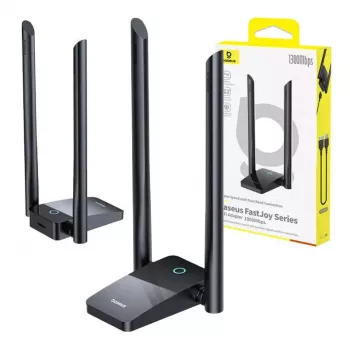 Bezvadu tīkla adapteris Baseus FastJoy 1800Mbps melns