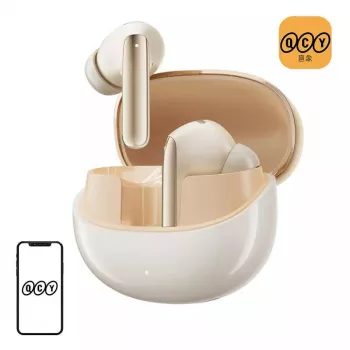 Bezvadu austiņas QCY MeloBuds Pro HT08, zelta