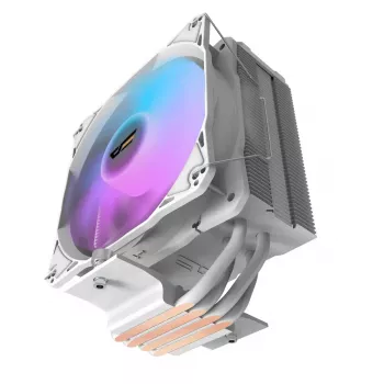 Gaisa dzesētājs Darkflash Z4 Pro Mist Balts — 120 mm ventilators, Hidrauliskais gultnis, 200 W TDP, atbalsta AM5/AM4/LGA1700/1200/115x