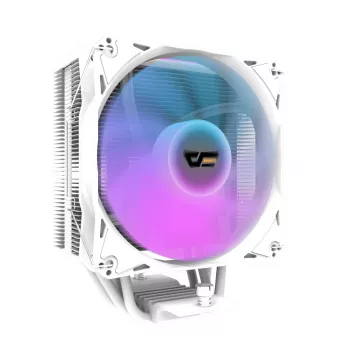 Gaisa dzesētājs Darkflash Z4 Pro Mist Balts — 120 mm ventilators, Hidrauliskais gultnis, 200 W TDP, atbalsta AM5/AM4/LGA1700/1200/115x