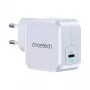 USB-C lādētājs CHOETECH PD8007 45W EU Balts – USB-C PD 45W