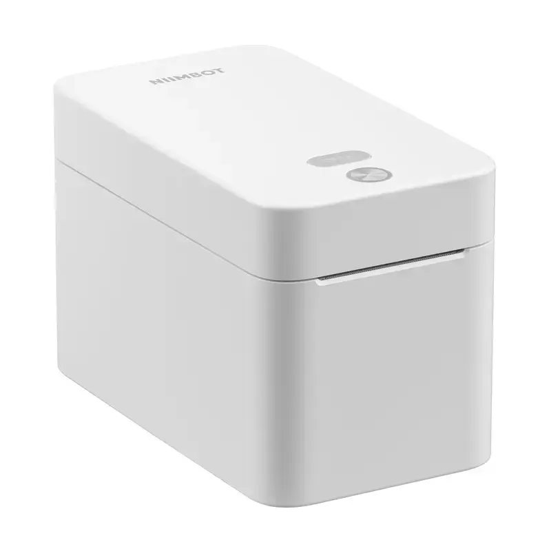 Lentu printeris NIIMBOT K2 Balts — pārnēsājams Bluetooth lentu printeris, kompakts dizains