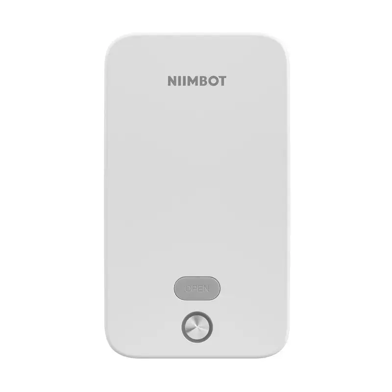 Lentu printeris NIIMBOT K2 Balts — pārnēsājams Bluetooth lentu printeris, kompakts dizains