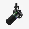 MAONO PD200X dinamiskais mikrofons, RGB apgaismojums, metāla, melns