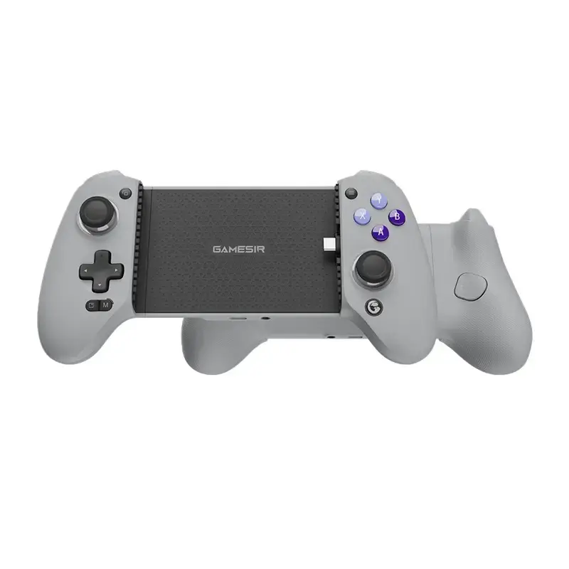 GameSir G8 Galileo USB-C mobilā kontroliera ar telefona turētāju pelēka