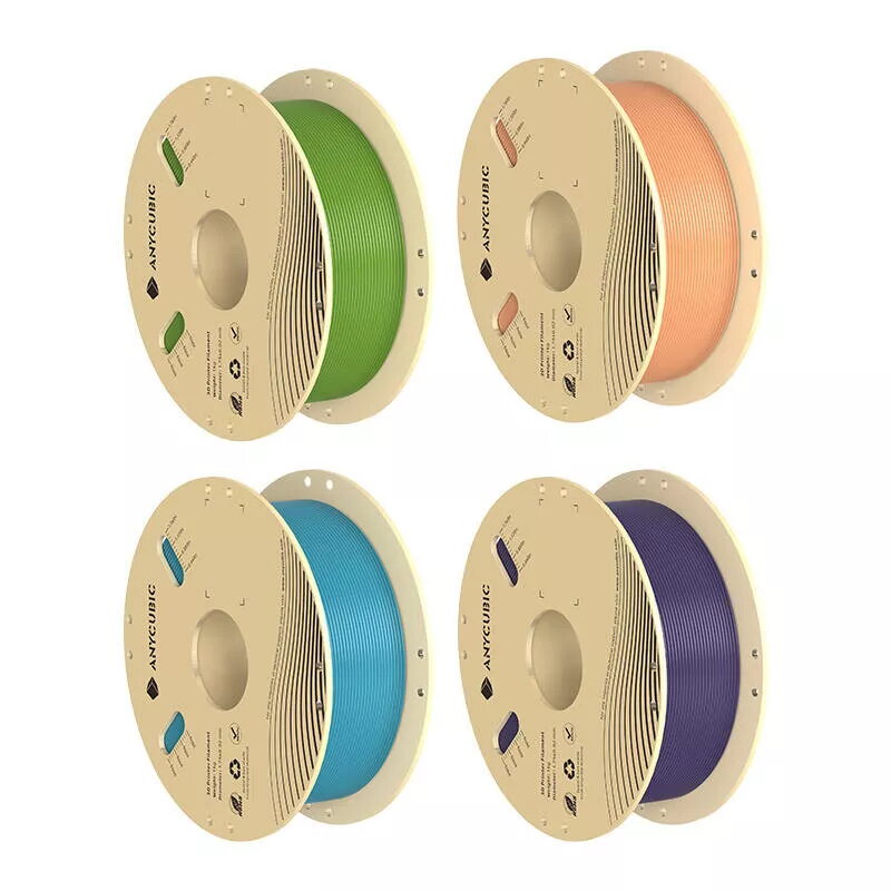Filamentu komplekts AnyCubic HPL20-101-4 — 4 spoles 3D drukāšanai