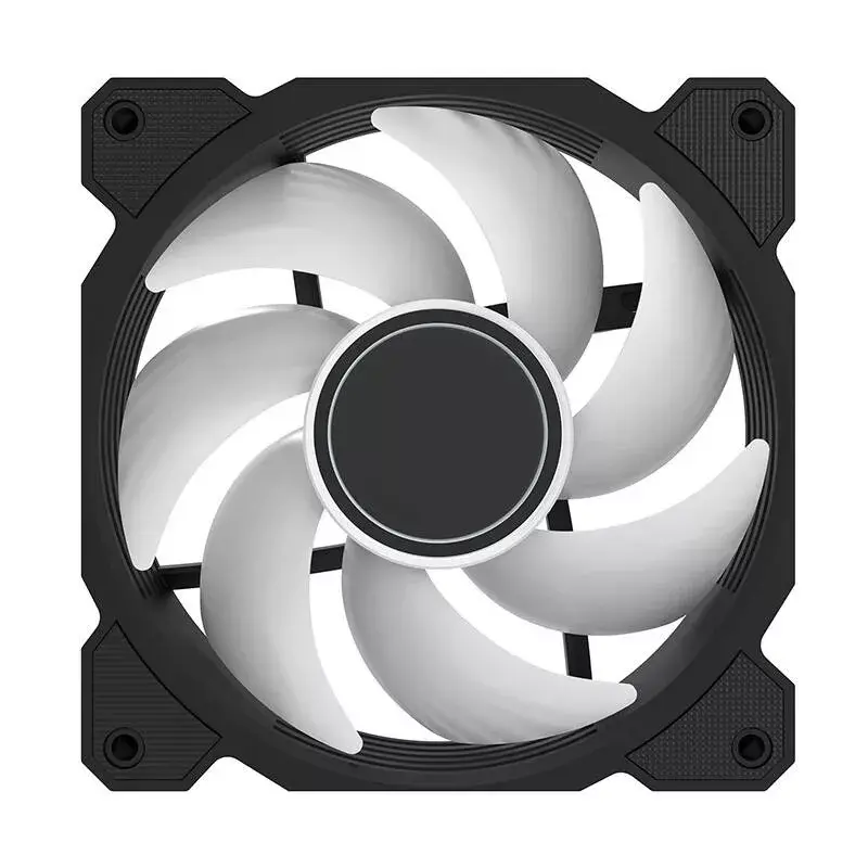 Dzesēšanas ventilators Darkflash DR08 (Melns) — korpusa/CPU ventilators, modelis DR08 Black