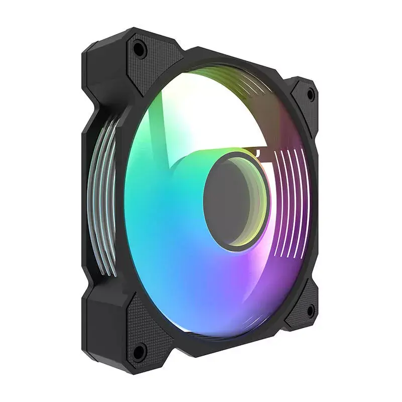 Dzesēšanas ventilators Darkflash DR08 (Melns) — korpusa/CPU ventilators, modelis DR08 Black