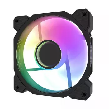 Dzesēšanas ventilators Darkflash DR08 (Melns) — korpusa/CPU ventilators, modelis DR08 Black
