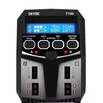 SkyRC T100 lādētājs akumulatoriem AC, 5A lādēšanas strāva