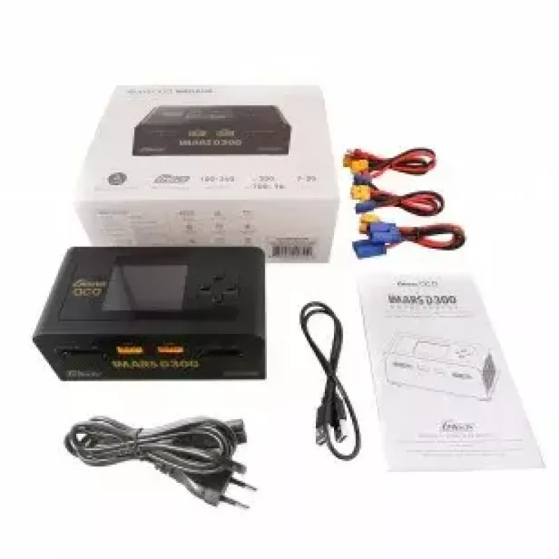 Lādētājs akumulatoriem Gens ace IMARS D300 300W 700W AC DC Melns