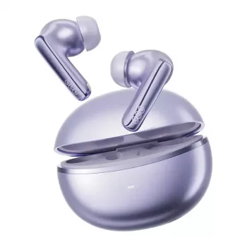 Bezvadu austiņas QCY MeloBuds N70 (HT18 Purple) – īstas bezvadu austiņas, violetas