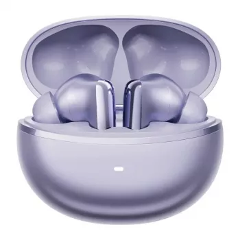 Bezvadu austiņas QCY MeloBuds N70 (HT18 Purple) – īstas bezvadu austiņas, violetas