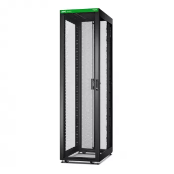 APC Easy Rack ER6800 48U statīvs, melns, ar jumtu, riteņiem, kājām, 4 stiprinājumiem un apakšu, bez sānu paneļiem, 2258x600x1000 mm