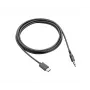 Kabelis Poly HP Poly Voyager Surround 80/85 UC 3,5 mm audio adaptera kabelis, melns