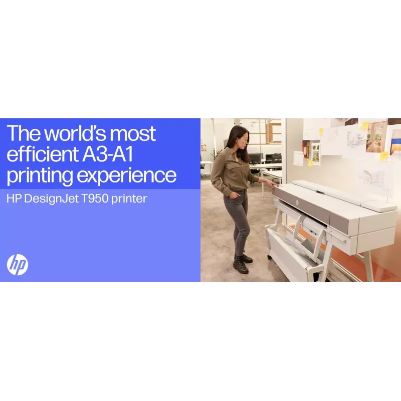 Printeris HP DesignJet T950 36 collu termālā tintes druka 2400x1200 DPI