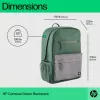 Pieejamā mugursoma HP Campus Green Backpack Green Grey Polyester