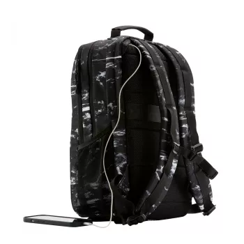 Pieejamā mugursoma HP Campus XL Marble Stone Black Grey