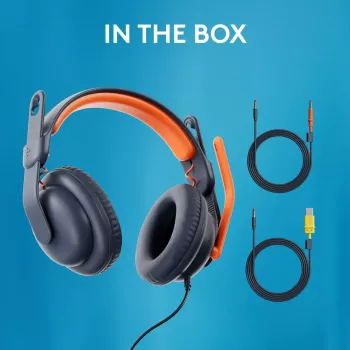 Austiņas Logitech Zone Learn Over Ear 3.5mm AUX