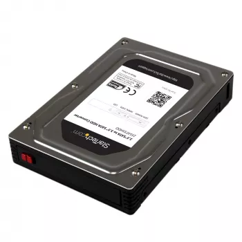 StarTech.com 2,5” uz 3,5” SATA alumīnija cietā diska adaptera korpuss ar SSD/HDD augstumu līdz 12,5 mm