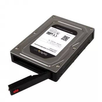 StarTech.com 2,5” uz 3,5” SATA alumīnija cietā diska adaptera korpuss ar SSD/HDD augstumu līdz 12,5 mm