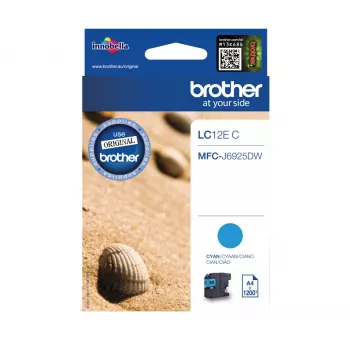 Brother LC12EC oriģinālā tintes kasetne Ciāna