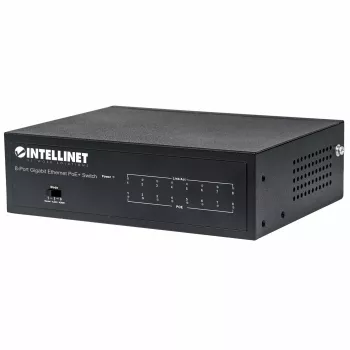 Pārvaldāms slēdzis Intellinet 8 portu Gigabit Ethernet PoE+