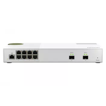 QNAP QSW-M2108-2S tīkla slēdzis, pārvaldīts L2, 2.5G Ethernet (100/1000/2500), pelēks