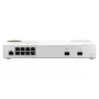 QNAP QSW-M2108-2S tīkla slēdzis, pārvaldīts L2, 2.5G Ethernet (100/1000/2500), pelēks