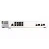 QNAP QSW-M2108-2C tīkla slēdzis, pārvaldīts L2, 2.5G Ethernet (100/1000/2500), pelēks, balts