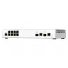 QNAP QSW-M2108-2C tīkla slēdzis, pārvaldīts L2, 2.5G Ethernet (100/1000/2500), pelēks, balts