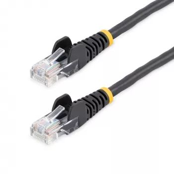 StarTech.com Cat5e Patch Kabelis ar Snagless RJ45 Savienotājiem - 5 m, Melns
