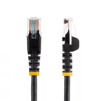 StarTech.com Cat5e Patch Kabelis ar Snagless RJ45 Savienotājiem - 5 m, Melns