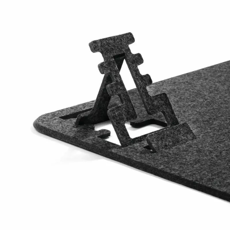 Durable 708158 PET filca galda paliktnis, ogleklis, 700x330x4 mm