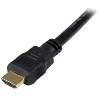StarTech.com HDMI kabelis 50cm (1.6ft) - 4K ātrgaitas HDMI kabelis ar Ethernet - UHD 4K 30Hz video - HDMI 1.4 kabelis - Ultra HD HDMI monitoriem, projektoriem, TV un displejiem - Melns HDMI vads - M/M