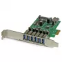 StarTech.com 7-Portu PCI Express USB 3.0 Karte - Standarta un zema profila dizains